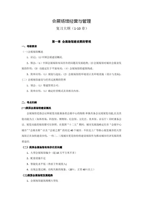 会展场馆经营与管理