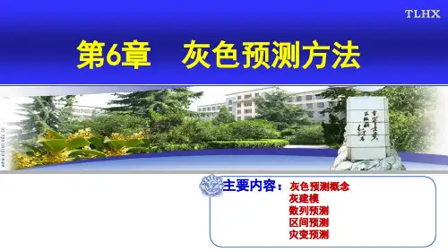 《预测与决策教程 第2版》_李华裴泱_No.14-第6章-灰色预测及其建模