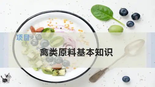 禽类原料基本知识
