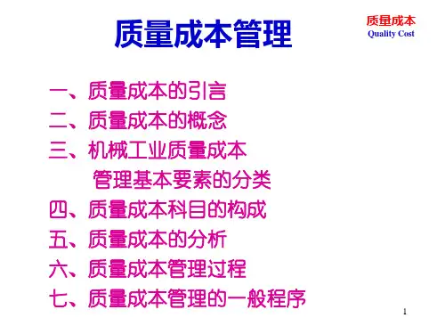 质量成本管理培训课.ppt68页44116