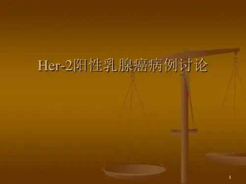 Her-2阳性乳腺癌ppt课件