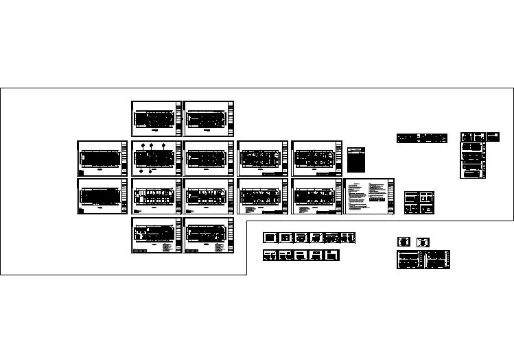 某多层足浴洗脚城装修设计cad全套施工图（含设计说明）