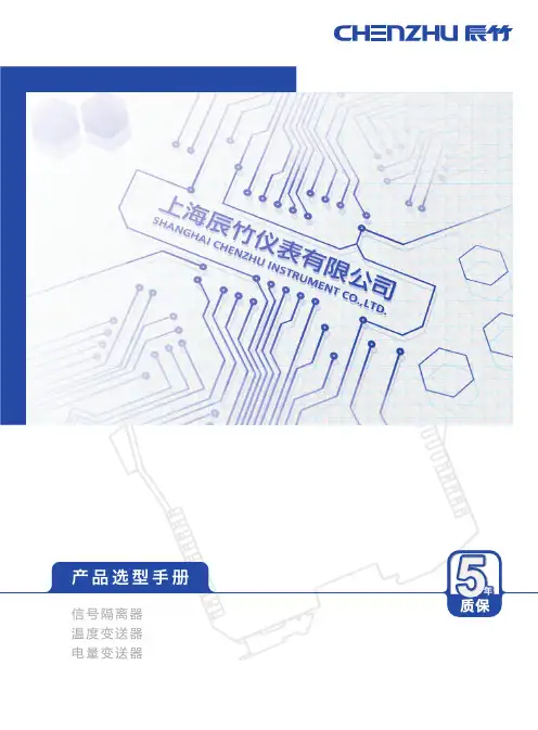 辰竹信号隔离器样本