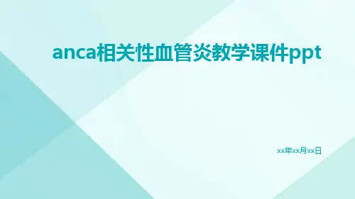 ANCA相关性血管炎教学课件ppt