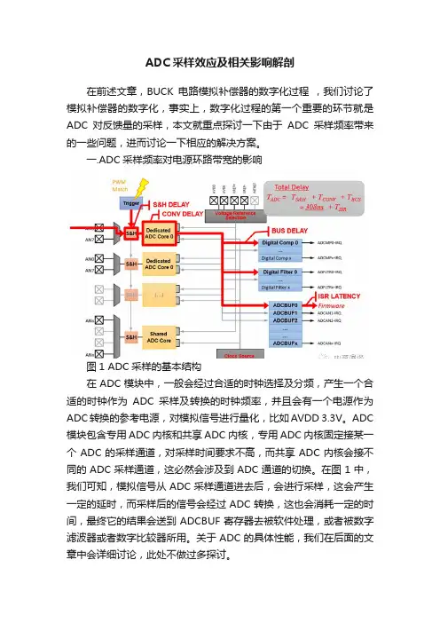 ADC采样效应及相关影响解剖