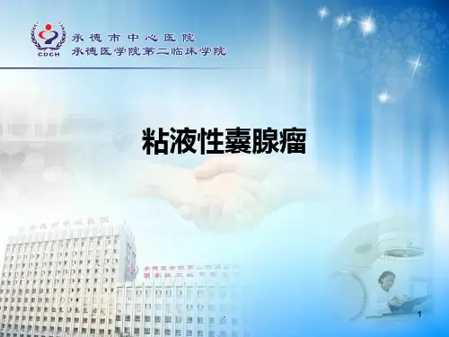 卵巢粘液性囊腺瘤PPT课件