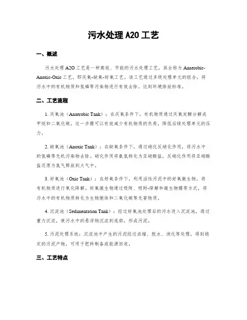 污水处理A2O工艺
