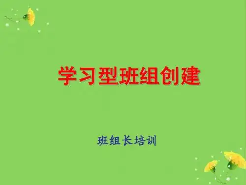 学习型班组创建(47页ppt)