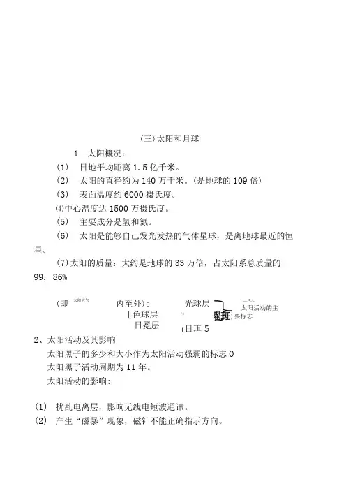 科学月相试题1.doc