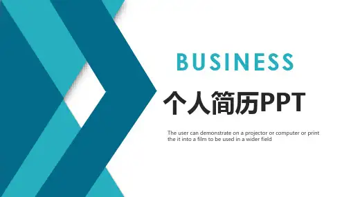 抖音网红自我介绍PPT