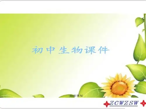 济南版生物七下第三单元第五章第四节人体对周围世界的感知