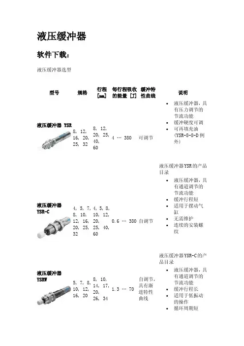 液压缓冲器