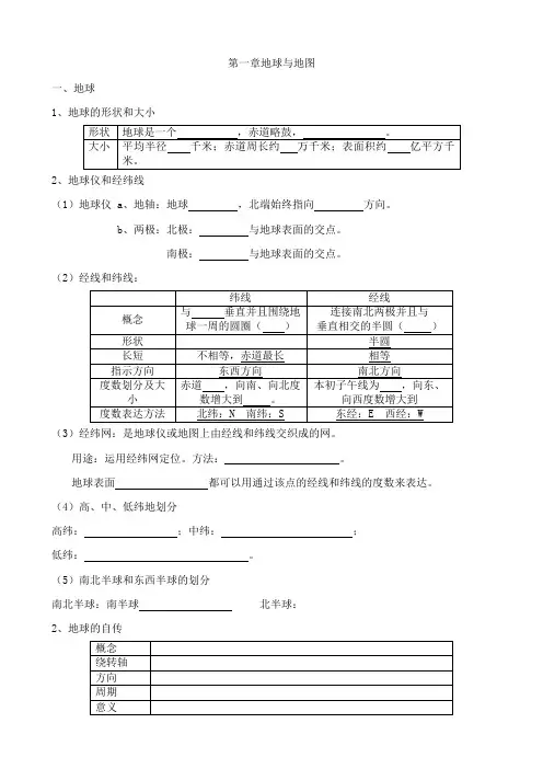 2023年新版初中地理会考必考知识点汇总