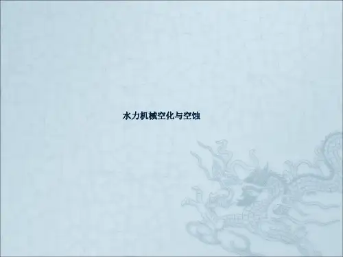 水力机械空化与空蚀
