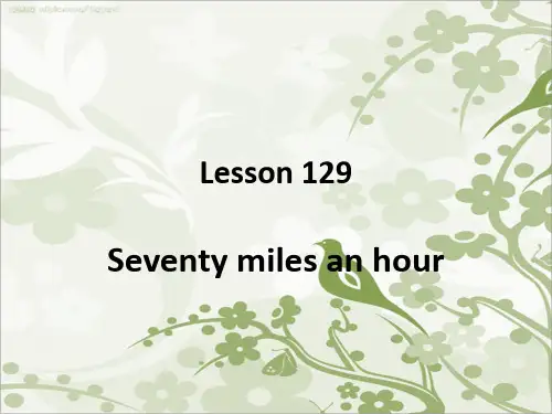 2024年新概念英语NCE1_lesson129-130-2课件