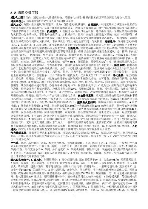 造价师考试13版计量要点5.2：通风空调工程