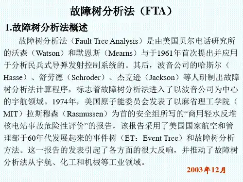 故障树分析方法