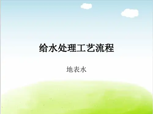 给水处理工艺流程简介PPT(共 48张)