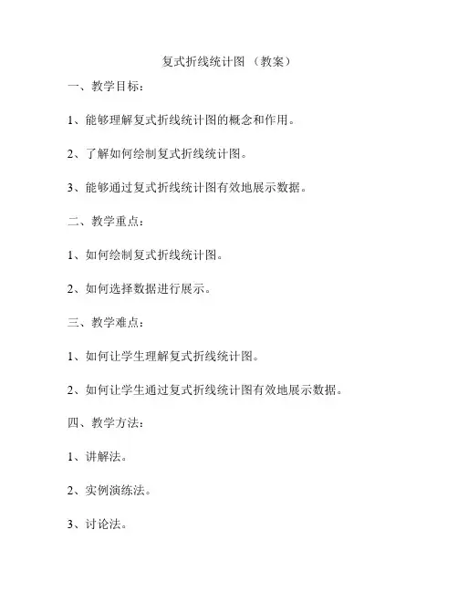 复式折线统计图 (教案)