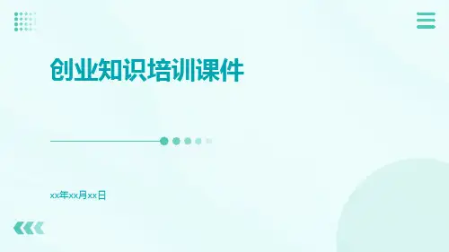 创业知识培训课件