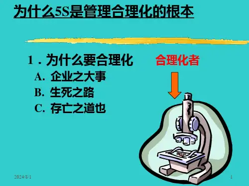 推动工厂改善的摇篮5S精编版