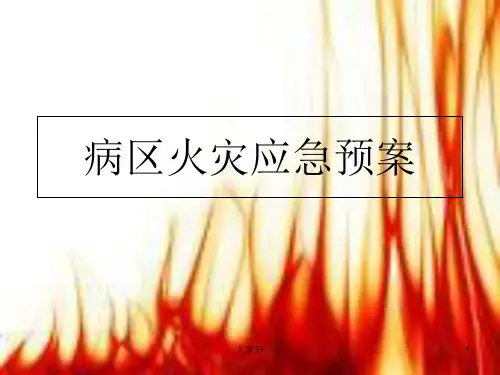 病区火灾应急预案 PPT