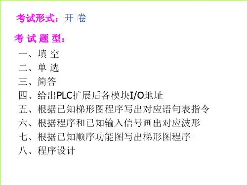 PLC基础学习资料(很实用)ppt课件