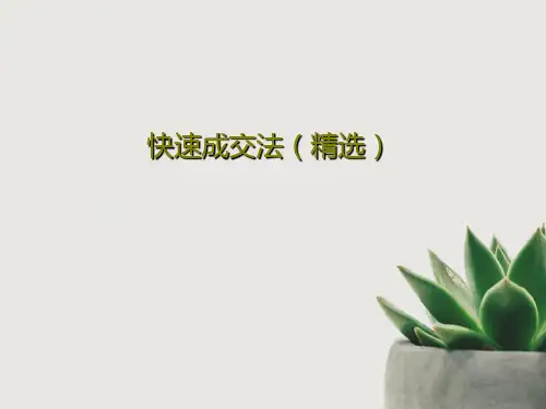 快速成交法(精选)93页PPT