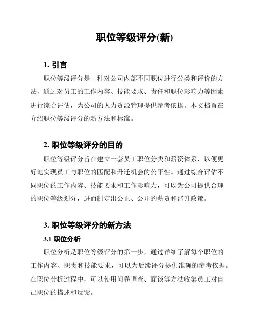 职位等级评分(新)