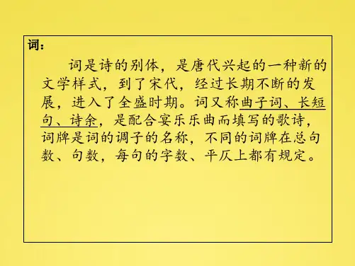 《采桑子》课件(共10张PPT)