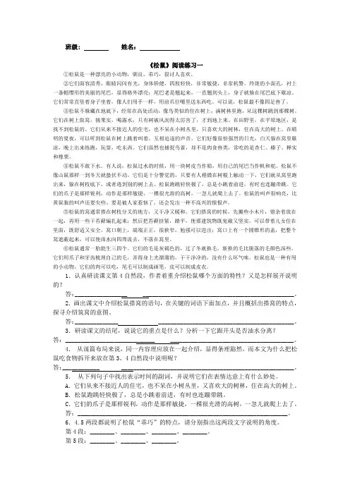 松鼠阅读一