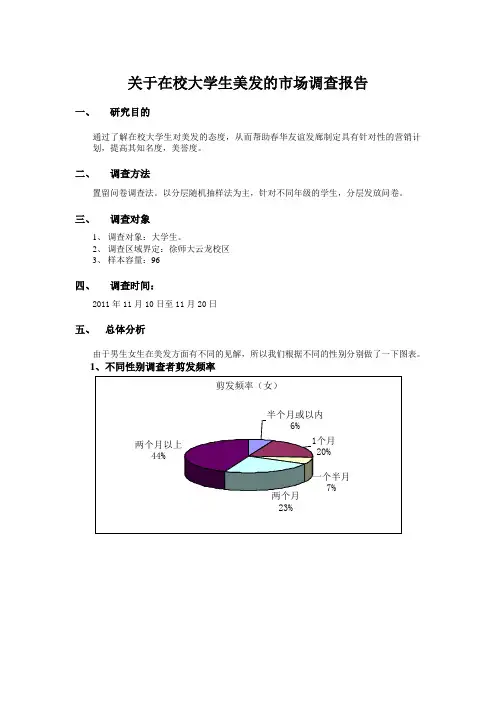 美发市场调分析报告