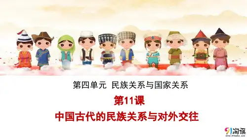 课件1：第11课  中国古代的民族关系与对外交往