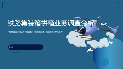 2023年铁路集装箱拼箱业务的调查分析及建议报告