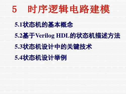 Verilog HDL与FPGA数字系统设计ch05_FSM