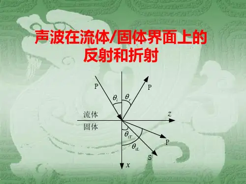 Ch4 固体中弹性波-05 声波在流体-固体界面上的反射和折射