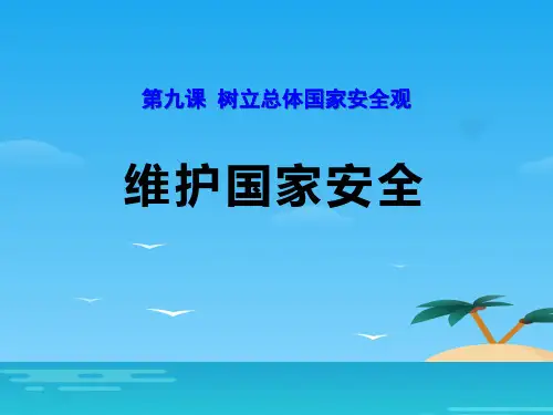 《维护国家安全》PPT[优秀课件资料]