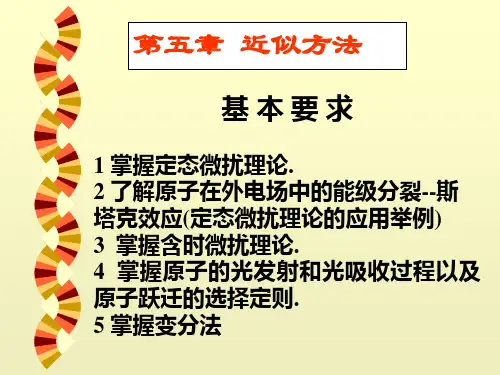 第五章微扰理论