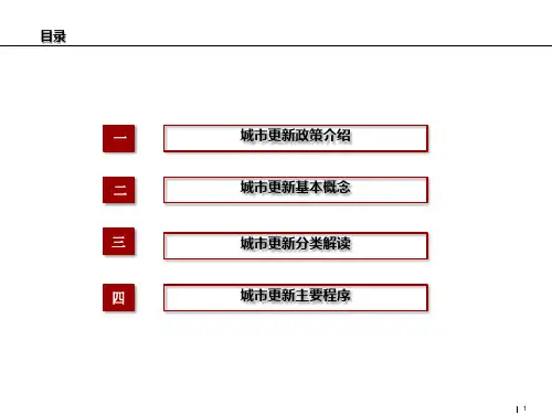 深圳市城市更新改造政策解读和工作步骤流程04整理63449课件