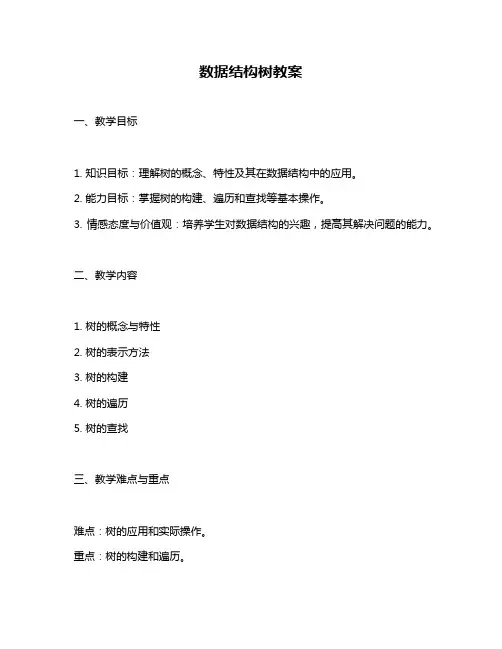数据结构树教案