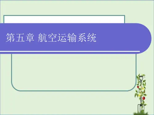 交通运输工程学-第五章-航空运输系统