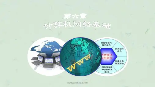 计算机应用基础(第六章)课件