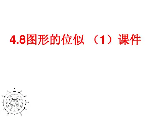 北师大版数学九年级上册图形的位似(共28张)