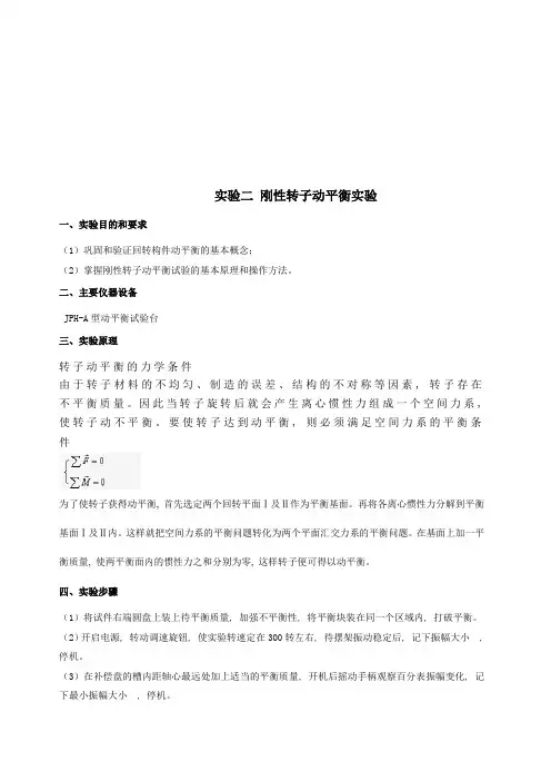 刚性转子动平衡实验_5