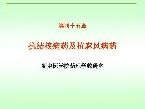 第45章 抗结核病药_1
