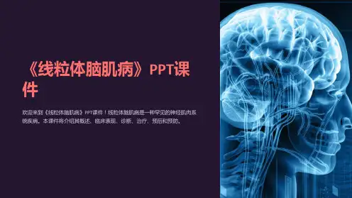 《线粒体脑肌病》课件