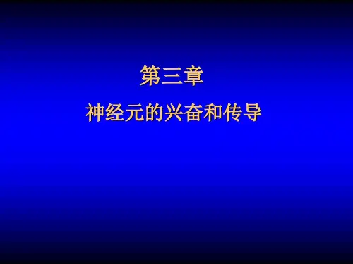 静息电位和动作电位的离子基础生物电现象的离子学说