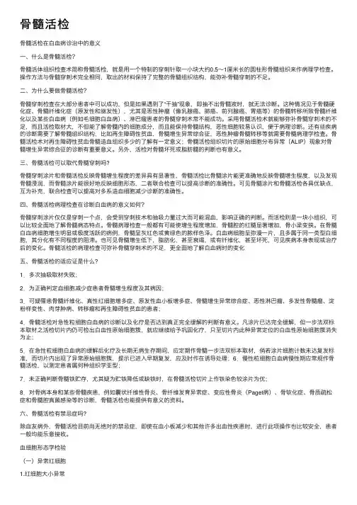 骨髓活检——精选推荐