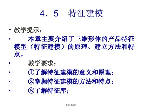 4.5特征建模