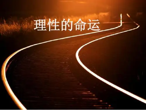 理性的命运 展示